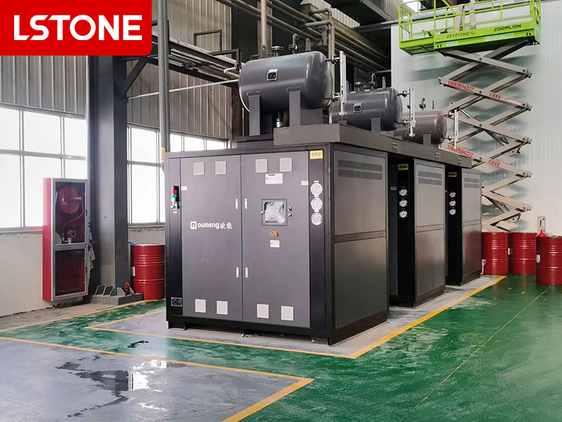 盤式干燥機(jī)搭配盤式干燥機(jī)導(dǎo)熱油爐，讓碳酸鋰干燥更均勻穩(wěn)定